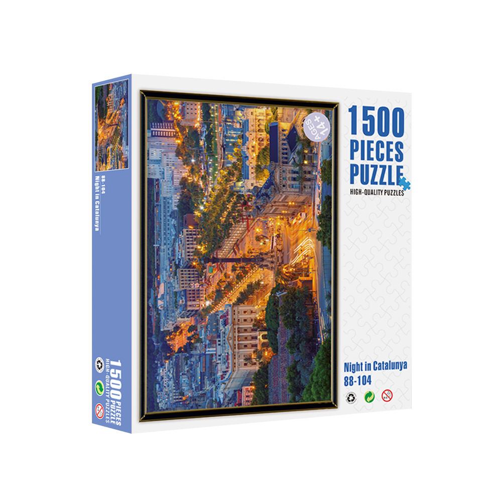 Fabrikpreis Customized Educational Puzzles aus Holz und Papier Puzzle Toy 1500 Stück Puzzle