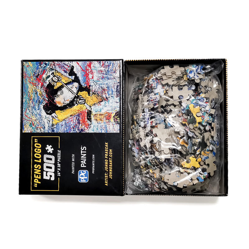 Kostenlos druckbare Papierhandwerksmuster und -vorlagen 500-teiliges Puzzle aus Karton