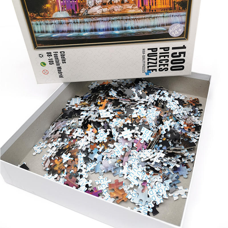 Hersteller, die 1500-teiliges Papierpuzzle für die Dekompression von Erwachsenen verkaufen