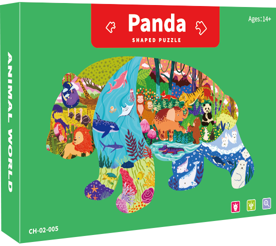 Heißer Verkauf Customized Printing Kids A3 A4 Größe Tierkinder Puzzles in China