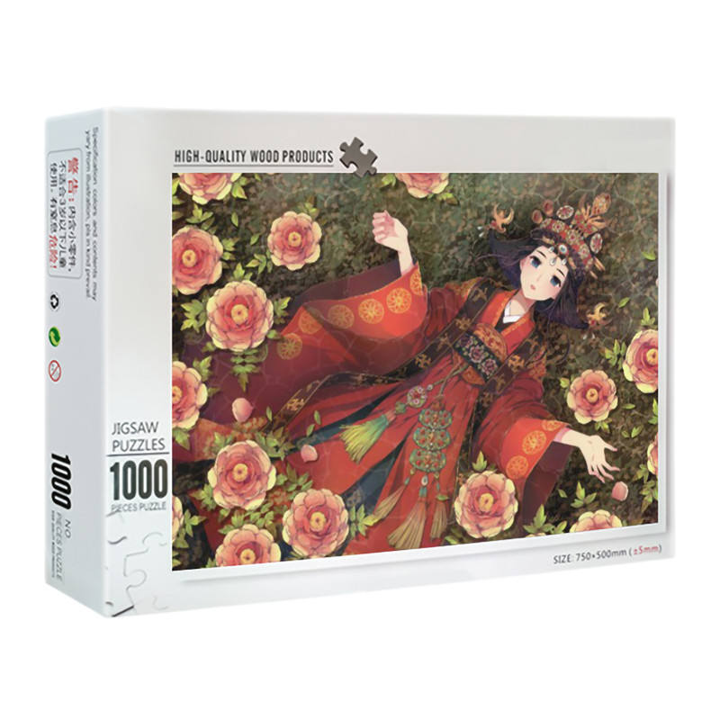 Hölzernes Schneidebrett des benutzerdefinierten berühmten Malereipuzzlespiels 1000 Stück-Puzzle für Erwachsen-Geschenke