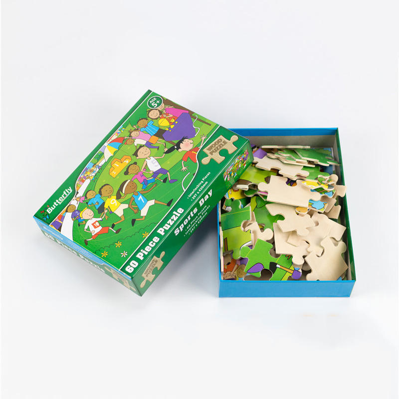 Fabrikpreis Intelligenz 48-teiliges großes Bodenpuzzle Tierkinderspielzeug maßgeschneidertes Holzpuzzle