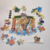 Tier Panda Muster Puzzles Spielzeug Weißer Karton 180 Teile Puzzle für Kinder