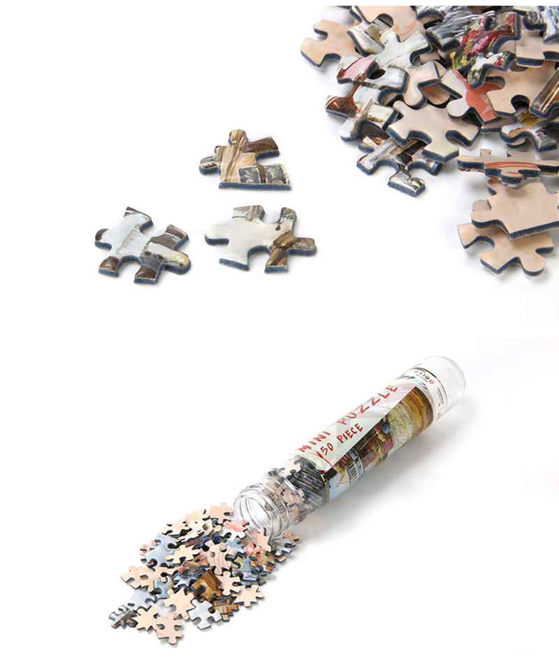 Acryl-Plastikflaschen-Rohr-Puzzledrucker Kundenspezifisches Design Karton 150 200 300 1000 Stück Puzzle für Kinder in China