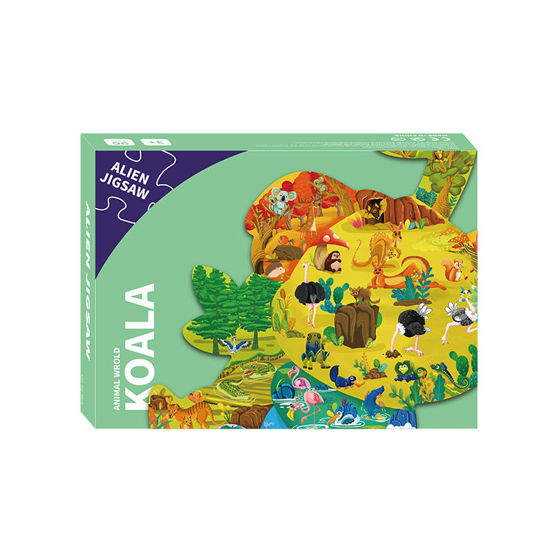 Großhandel billige Kinder Spielzeug Cartoon Puzzle Bild mit Box Verpackung individuell bedruckt