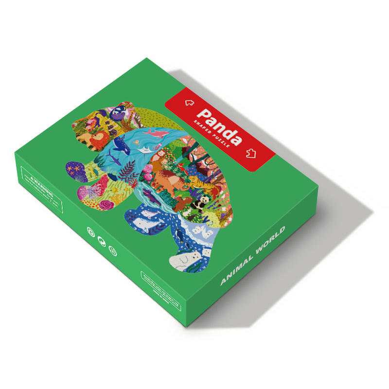 Großhandel Kinderspiele Personalisierte benutzerdefinierte 50 80 100 Stück pädagogische Puzzles für Kinder
