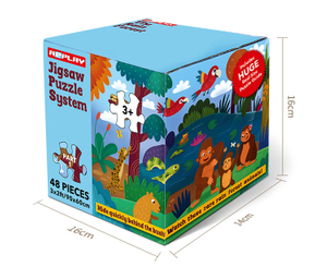 Anpassung 48 Stück Papier Big Floor Puzzles für Kinder Puzzles Spiel Spielzeug