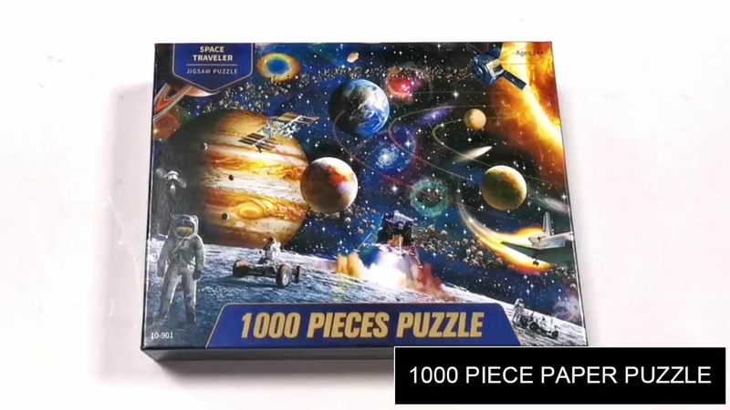 Werbeartikel OEM ODM Custom Puzzlespiel Spielzeug für Erwachsene und Kinder Puzzle 1000 Teile