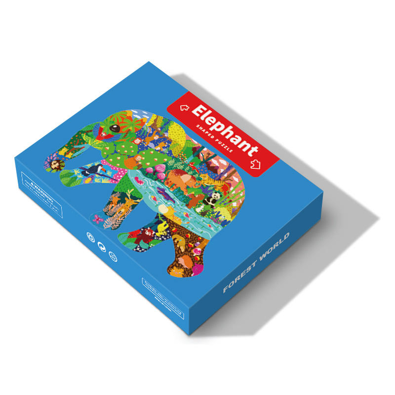 Einzigartige Form Tiermuster Puzzles Spielzeug 200 Teile Puzzles für Kinder