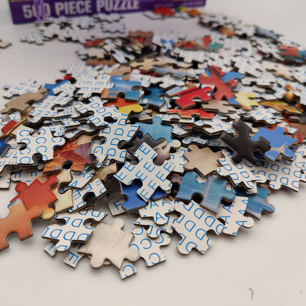 Großhandelspädagogisches Spielzeug-kundenspezifisches Pappholz-Puzzle 300 Stücke DIY-Puzzle