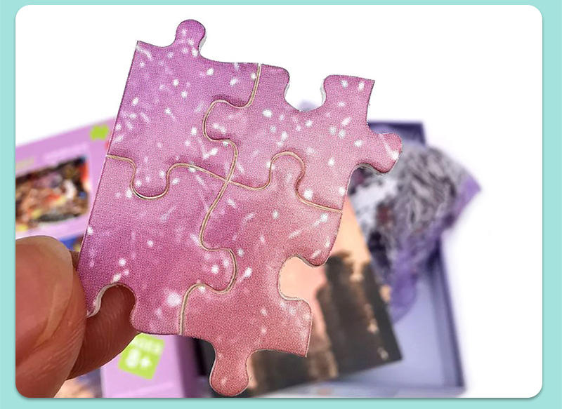 Großhandel Custom Artwork Puzzles Muster Schönes Schwein 1000 Stück Kunststoff Puzzles für Erwachsene