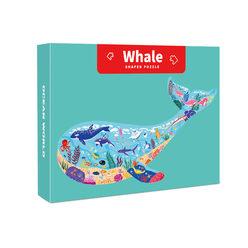Hochwertiges benutzerdefiniertes 50-teiliges niedliches Papierpuzzle für Kinder
