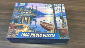 Original-Kunstwerk-Pappboden-Puzzle Custom 1000 Stück für Spielspielzeug für Erwachsene